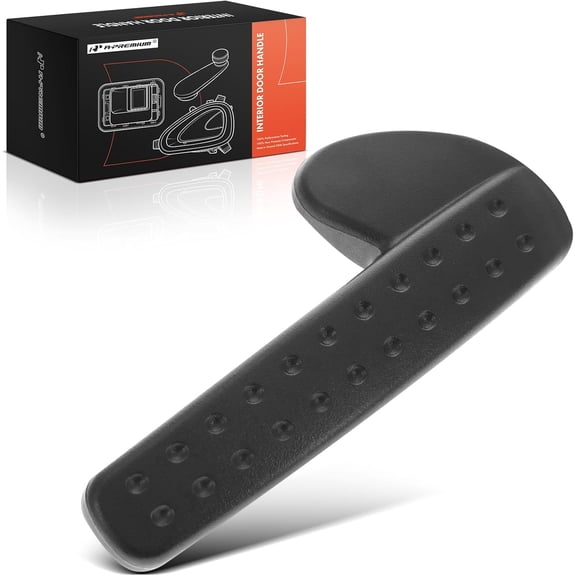 A-Premium Front Left Driver Side Interior Door Handle Compatible with Freightliner Argosy 2005-2015, Century Class 1996-2010, Columbia 2000-2011, Coronado 2003-2010, Black