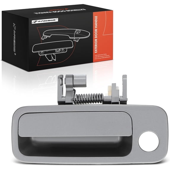 A-Premium Front Left Driver Side Painted Exterior Door Handle Compatible with Toyota Camry 1997 1998 1999 2000 2001, Pearl Gray/Silver (1B2), Replace# 69220-AA010-1B2, 69220AA0101B2