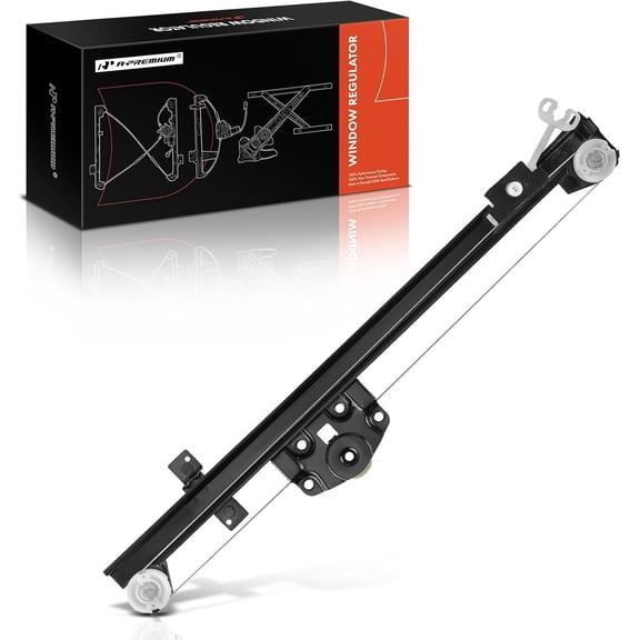 A-Premium Front Left Driver Side Power Window Regulator Without Motor Compatible with Ram ProMaster 1500, ProMaster 2500, ProMaster 3500, 2014-2018