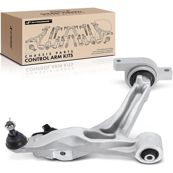 A-Premium Front Left Lower Control Arm, with Ball Joint & Bushing, Compatible with Infiniti Q50 2014-2021, G37 2008-2013, QX50 2014-2017, 370Z 2009-2020, EX35 2008-2010, EX37 2013