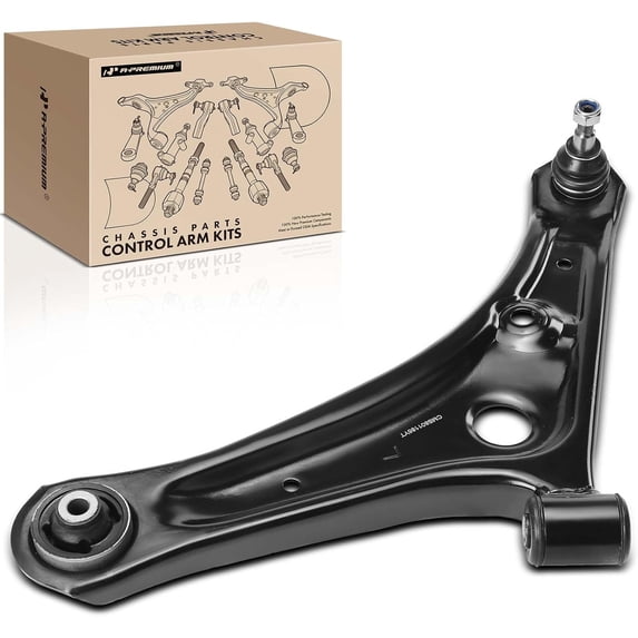 A-Premium Front Left Lower Control Arm with Ball Joint & Bushing, Compatible with Mitsubishi Mirage 2014-2015/2017-2023, Mirage G4 2017-2023