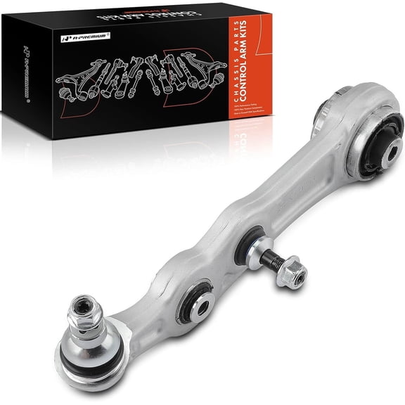 A-Premium Front Left Rearward Lower Control Arm, with Ball Joint & Bushing, Compatible with Mercedes-Benz C250 15, C300 15-22, C350e 16-18, C63 AMG (S) 16-21, E300 17-19, E350, E400, E450, CLS450