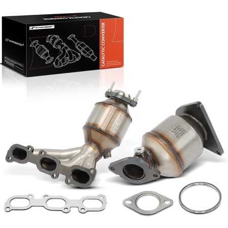 A-Premium Front Left and Right 2-PC Exhaust Manifold Catalytic Converter Kit Direct-Fit Compatible with Ford Escape 2009-2012 & Mazda Tribute 2009-2011 & Mercury Mariner 2009-2011,3.0L, EPA Compliant