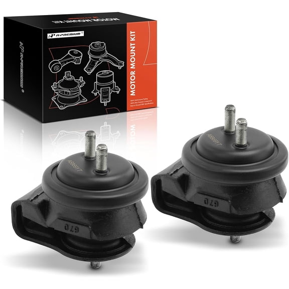 A-Premium Front Left and Right Engine Motor Mount Kit Compatible with Suzuki Grand Vitara 2006 2007 2008, 2.7L, 2-PC Set, Replace# 1161066J00, 1161066J01