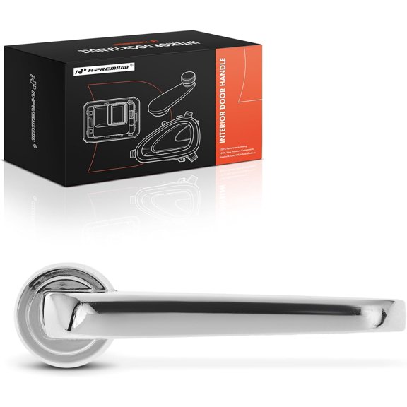 A-Premium Front Left or Right Interior Door Handle Compatible with International Harvester 100,150, 200, 2674, 1000A, 1100B, 900A, 908C, A100 Truck, A102, S132, SA120, Scout, SM132, Travelall, Chrome