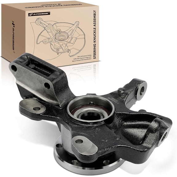 A-Premium Front Left Steering Knuckle & Wheel Bearing Hub Assembly Compatible with Mercedes-Benz Sprinter 2500 3500, 2015 2016 2017 2018, 4WD, Driver Side