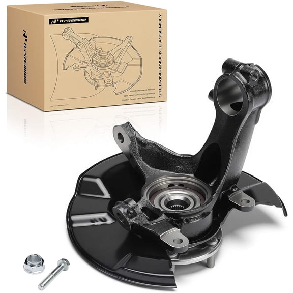A-Premium Front Left Steering Knuckle & Wheel Bearing Hub Assembly Compatible with Honda Accord 2018 2019 2020 2021 2022, Driver Side