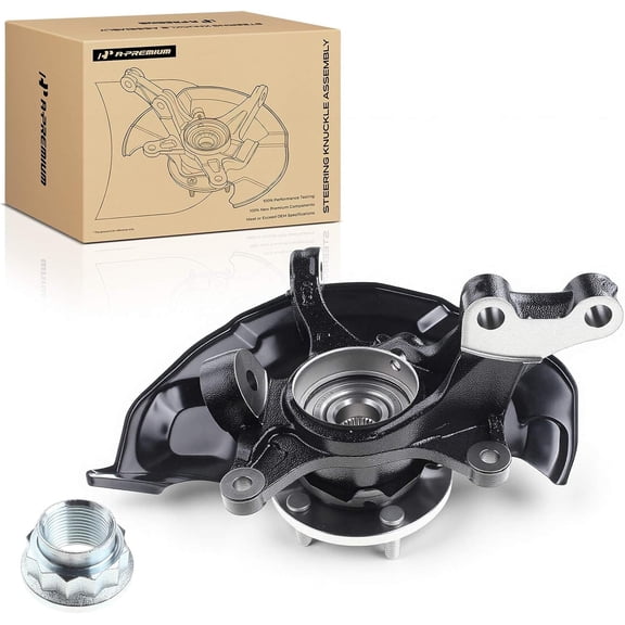 A-Premium Front Left Steering Knuckle & Wheel Bearing Hub Assembly Compatible with Toyota Camry XLE SE & Lexus ES330, 2004 2005 2006, Driver Side