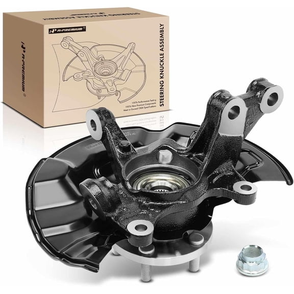 A-Premium Front Left Steering Knuckle & Wheel Bearing Hub Assembly Compatible with Toyota Corolla 2014-2018, Matrix 2014, Driver Side