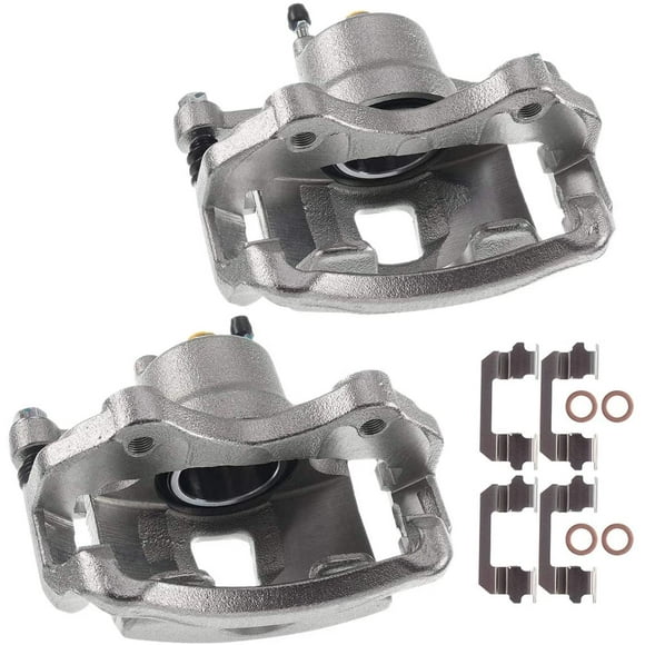 A-Premium Front Left and Right Side Disc Brake Caliper Assembly Compatible with Nissan Tiida 2007-2011 2013-2016 Versa 2009-2011 2-PC Set