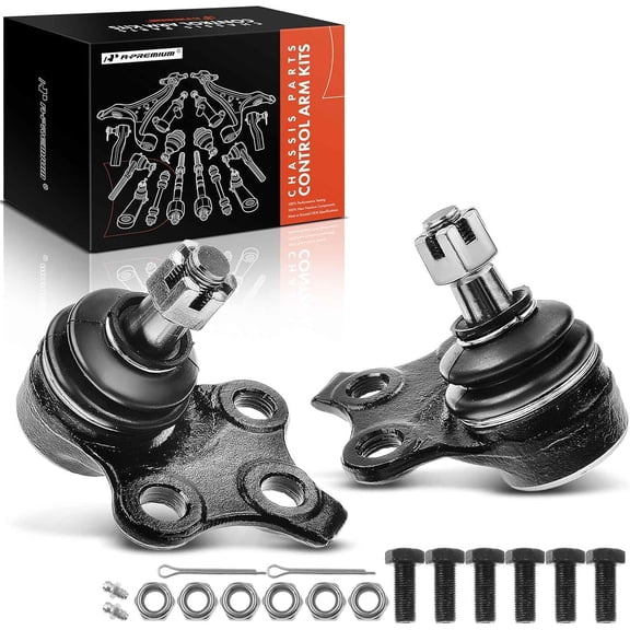 A-Premium Front Lower Ball Joints Set Compatible with Chevrolet Malibu Beretta Cavalier Classic Corsica Cadillac Buick Pontiac Oldsmobile 2-PC Set Fits select: 2001-2002 CHEVROLET CAVALIER BASE/CNG