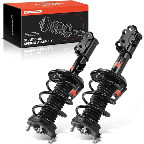 A-Premium Front Pair (2) Complete Strut and Coil Spring Assembly Compatible with Hyundai Sonata 2015, Sonata 2016-2019 1.6L 2.4L & Kia Optima 2016-2020 1.6L 2.4L, Driver and Passenger Side