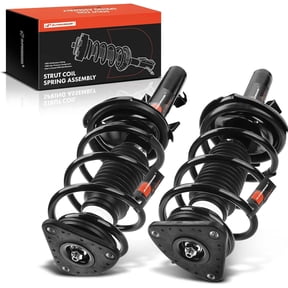 A-Premium Front Complete Struts Compatible with Mazda 3 2004-2013 - 2x Replacement Suspension Shock Absorber with Coil Spring Assembly