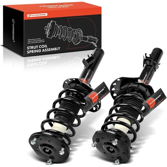 A-Premium Front Pair (2) Complete Strut & Coil Spring Assembly Compatible with Volvo S60 2011-2019, V60 2015-2019, Driver and Passenger Side, Replace# 18-920645, 18-920646