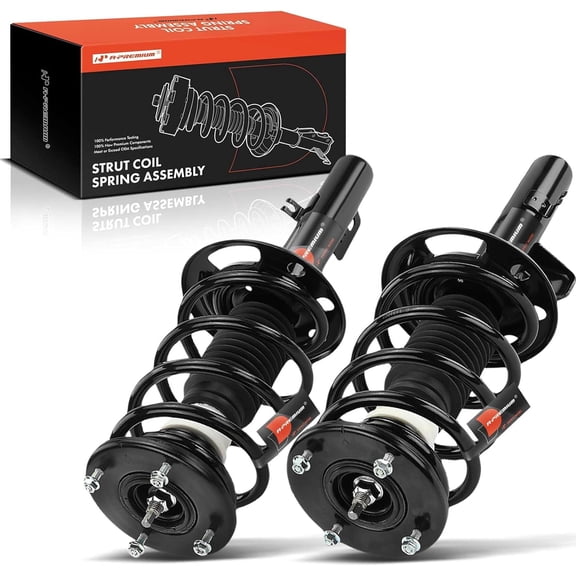 A-Premium Front Strut Assembly Compatible with Ford Taurus [FWD] 2010-2011 - 2x Replacement Suspension Complete Strut Shock Absorber with Coil Spring