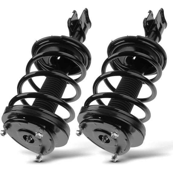 A-Premium Front Pair (2) Complete Strut & Coil Spring Assembly Compatible with Hyundai Santa Fe GLS 2007 2008 2009, Driver and Passenger Side