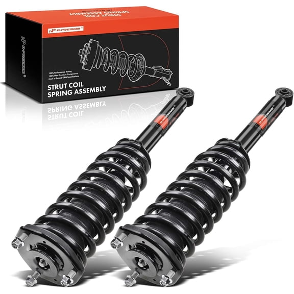 A-Premium Front Pair (2) Complete Strut & Coil Spring Assembly Compatible with Lexus LS430 2001-2006 V8 4.3L RWD, Driver and Passenger Side