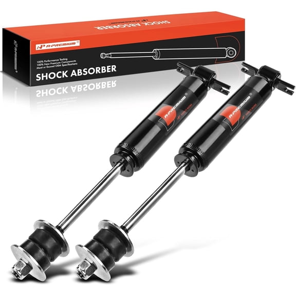 A-Premium Front Pair (2) Shock Absorber Compatible with Dodge Ram 1500 2002 2003 2004 2005 2006 2007 2008, RWD, Driver and Passenger Side