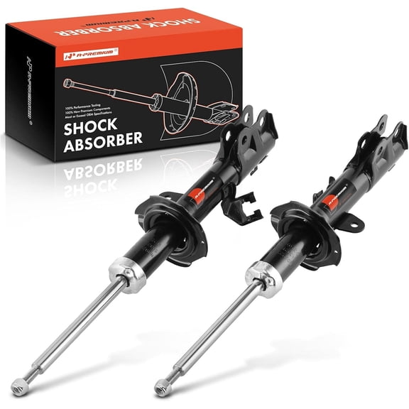 A-Premium Front Pair (2) Strut Assembly Compatible with Nissan Versa 2012-2020, Versa Note 2014-2019, Driver and Passenger Side
