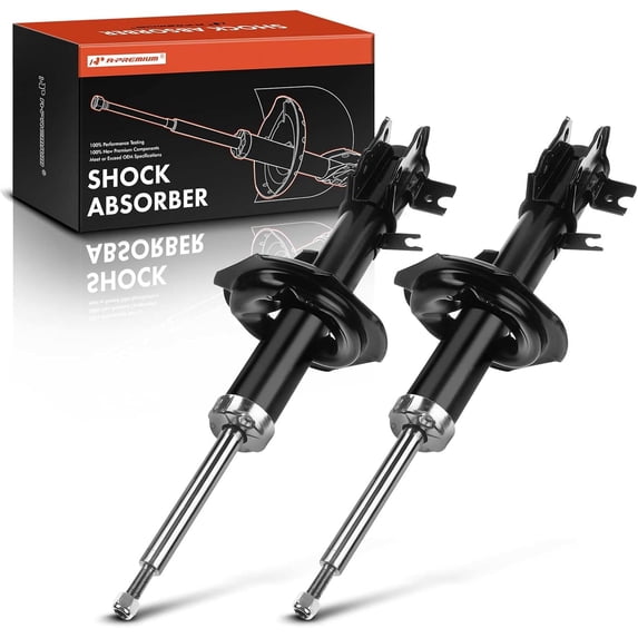 A-Premium Front Pair (2) Strut Shock Absorber Compatible with Suzuki SX4 2008-2013 2.0L, Driver and Passenger Side