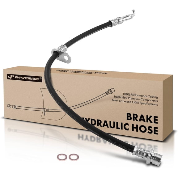 A-Premium Front Passenger Brake Hydraulic Hose Compatible with Lexus and Toyota Models - Land Cruiser 2008-2011, LX570 2008-2011 - Replace# 9094702F42