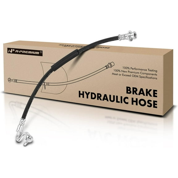 A-Premium Front Passenger Brake Hydraulic Hose Compatible with Select Nissan and Infiniti Models - Pathfinder Armada 2004, Armada 2005-2007, Titan 2004-2007, QX56 2004-2006, 5.6L - Replace# 462107S001