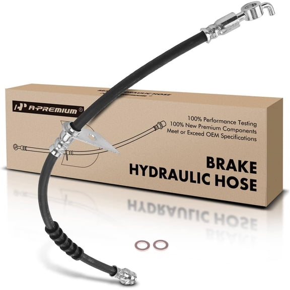A-Premium Front Passenger Brake Hydraulic Hose Compatible with Select Ford and Lincoln Models - Fusion, Lincoln MKZ, 2017-2019