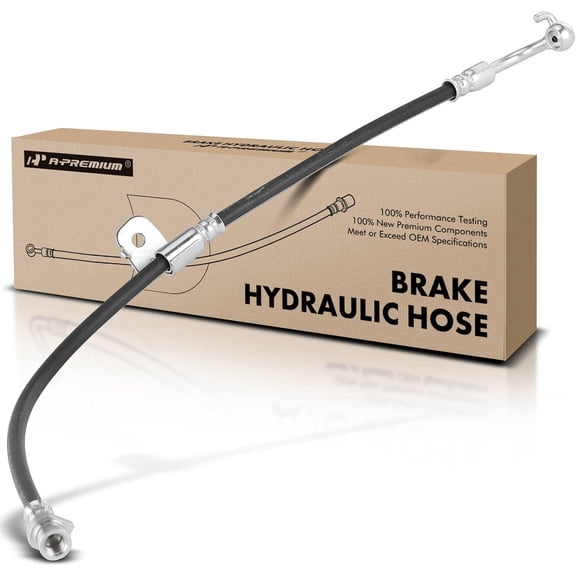 A-Premium Front Passenger Brake Hydraulic Hose Compatible with Select Hyundai Models - Genesis 2009 2008 2010 2011 3.8L - Replace# 587323M100