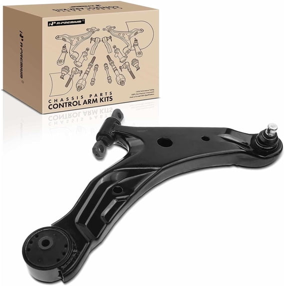 A-Premium Front Passenger Lower Control Arm with Ball Joint Compatible with Hyundai Santa Fe 2001 2002 2003 2004 2005 2006