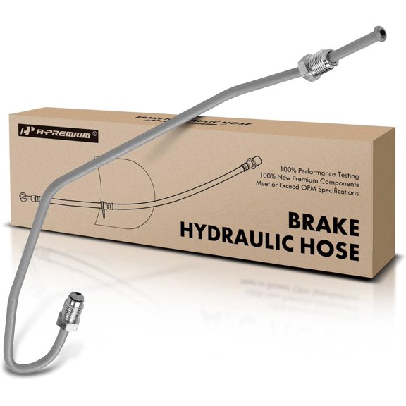 A-Premium Front Passenger Outer Brake Hydraulic Hose Compatible with Select Land Rover Models - Discovery 1994 1995 1996 1997 1998 1999