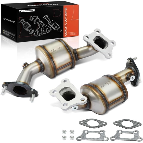 A-Premium Front and Rear Catalytic Converter with Gasket Kit Direct-Fit Compatible with Chevrolet Impala 2012-2013, Impala Limited 2014-2016, 3.6L, E.P.A. Compliant, Replace# 20831820, 22839597