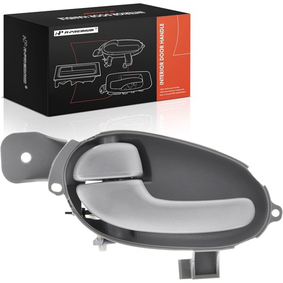 A-Premium Front or Rear Driver Side Interior Door Handle Compatible with Chevrolet Trailblazer, Trailblazer EXT & GMC Envoy, Envoy XL & Isuzu Ascender & Oldsmobile Bravada & Saab 9-7x, Textured Gray