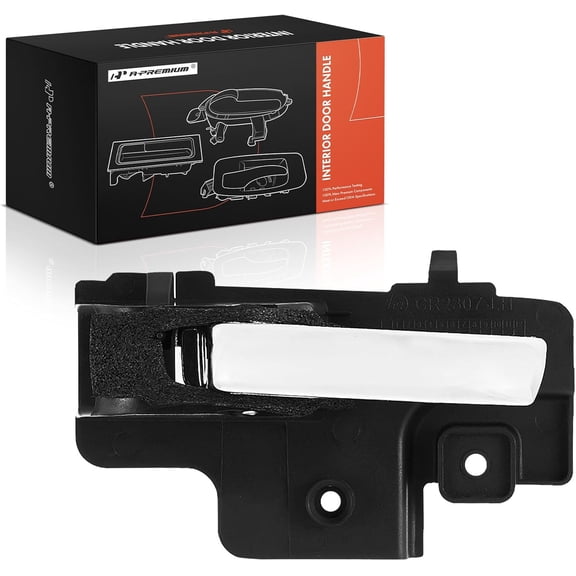 A-Premium Front or Rear Driver Side Interior Door Handle Compatible with Jeep MK49 Series Compass 2008, MK74 Series Patriot 2008 & Dodge Caliber 2007-2009, Chrome, Replace# 1DC19SZ0AB