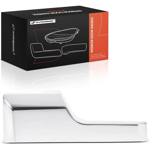 A-Premium Front or Rear Left Driver Side Interior Door Handle Compatible with Ford Expedition 2007-2017 & Lincoln Navigator 2007-2017, Chrome, Replace# 2L7Z-7821819, 7L1Z-7821819-A