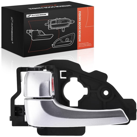 A-Premium Front or Rear Left Driver Side Interior Door Handle Compatible with Hyundai Tucson 2010 2011 2012 2013 2014, Painted Silver, Replace# 82610-2S020-SAS