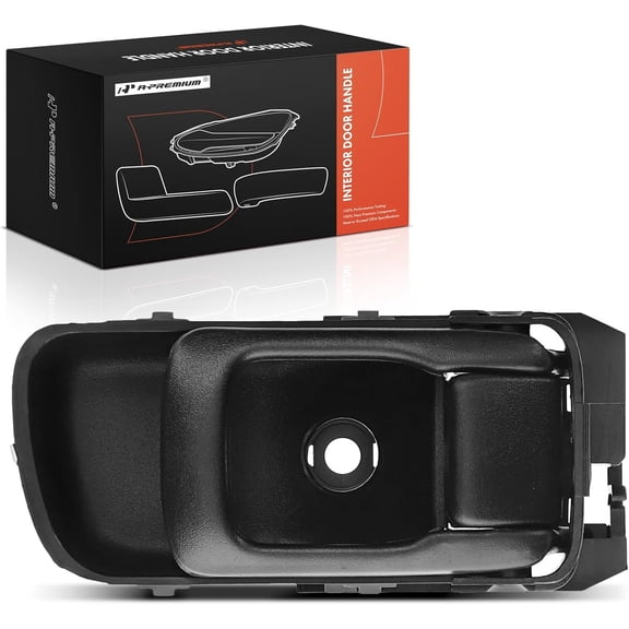 A-Premium Front or Rear Left Driver Side Interior Door Handle Compatible with Nissan Pathfinder 2001-2004 & Infiniti QX4 2001-2003, Black, Replace# 80671-3W404, 80671-3W40A
