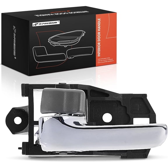 A-Premium Front or Rear Left Driver Side Interior Door Handle Compatible with Toyota Camry 1997 1998 1999 2000 2001, Gray Housing with Chrome Lever, Replace# 69206AA010B1