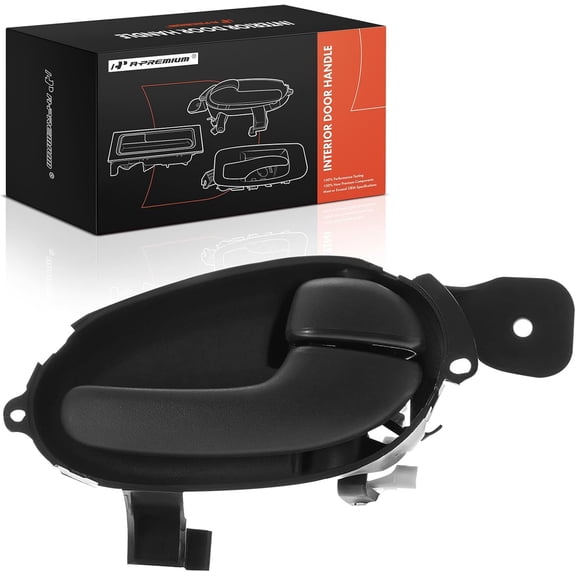 A-Premium Front or Rear Passenger Side Interior Door Handle Compatible with Chevrolet Trailblazer, Trailblazer EXT & GMC Envoy & Isuzu Ascender & Oldsmobile Bravada & Saab 9-7x, Textured Black