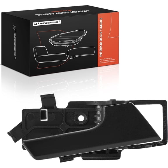 A-Premium Front or Rear Right Passenger Side Interior Door Handle Compatible with Chevrolet Aveo Aveo5 2009-2011 & Pontiac G3 2009-2010, G3 Wave 2009-2009, Black, Replace# 96462708, 5395840