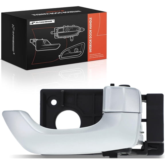 A-Premium Front or Rear Right Passenger Side Interior Door Handle Compatible with Kia Optima 2006-2010, Magentis 2006-2010, Silver, Replace# 82620-2G010