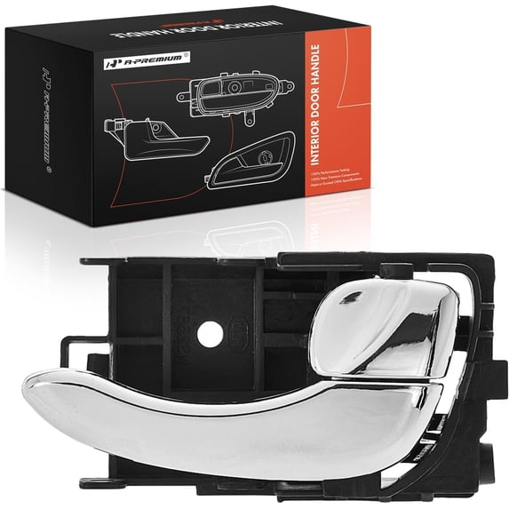 A-Premium Front or Rear Right Passenger Side Interior Door Handle Compatible with Nissan Maxima 2000-2001 & Infiniti I30 2000-2001, Chrome, Replace# H0670-2Y910, 80682-YY500