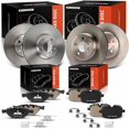 thumbnail image 1 of A-Premium Front and Rear Vented Disc Brake Rotors + Ceramic Pads Kit Compatible with Select BMW Models - 550i, 550i xDrive, 650i, 650i Gran Coupe, 650i xDrive, 650i xDrive Gran Coupe, 12-PC Set, 1 of 5