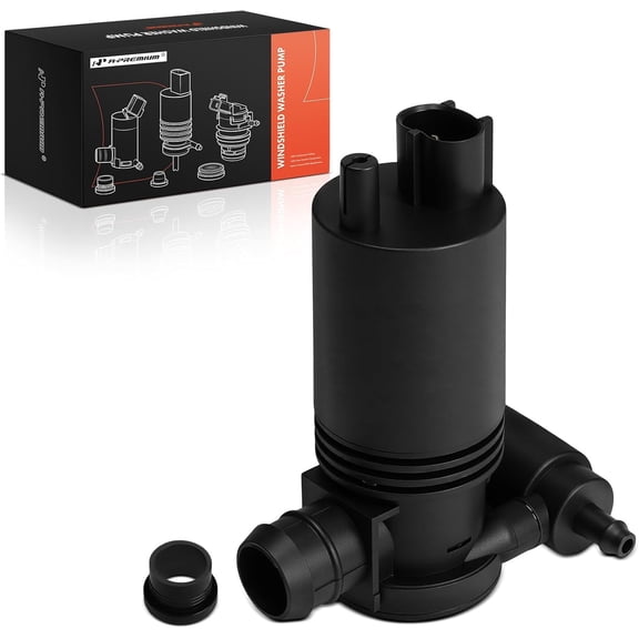 A-Premium Front or Rear Windshield Washer Pump Compatible with Nissan Versa 2007-2012, Juke 2011-2017, NV200 NV1500 NV2500 NV3500 2016-2017, Rogue Sport 2017-2022