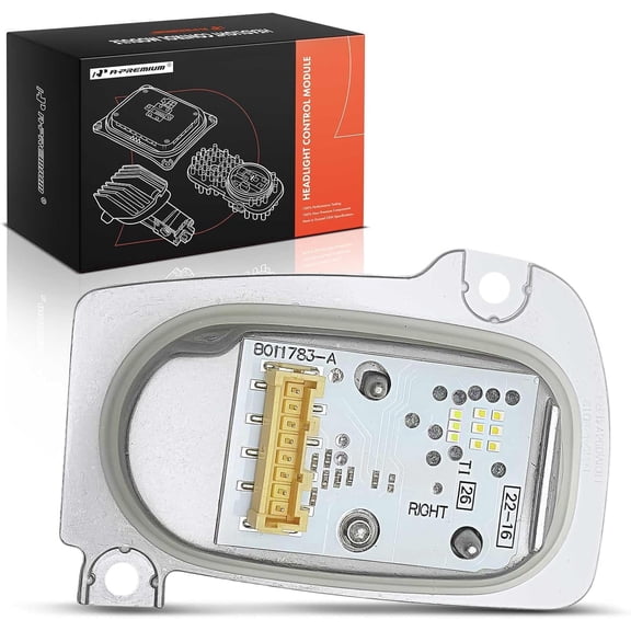 A-Premium Front Right Daytime Running Light Module Compatible with Audi A3, A3 Quattro, RS3, S3, 2017 2018 2019 2020, LED Headlight Only