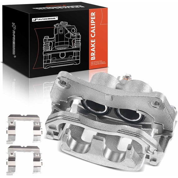 A-Premium Front Right Disc Brake Caliper Assembly with Bracket Compatible with Select Subaru Models - Legacy 2005-2017, Outback 2008-2014, B9 Tribeca, Forester, WRX, Tribeca, 2.0L 2.5L 3.0L 3.6L