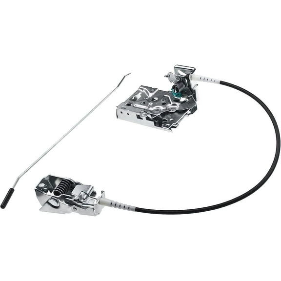 A-Premium Front Right Door Latch Assembly with Cable Compatible with Bronco 1992-1996, F-150/F-250/F-350 1992-1997, Lobo 1997, Power Door Lock Actuator Cable Rod Kit, F3TZ1521812A, F2TZ15219A64A