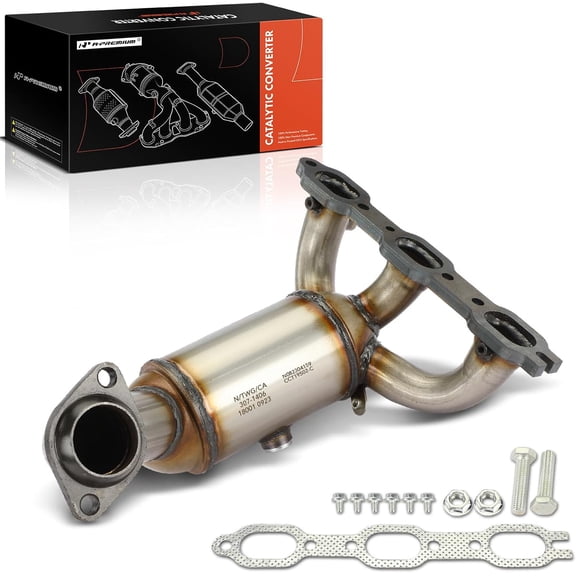 A-Premium Front Right Exhaust Manifold Catalytic Converter Kit Direct-Fit Compatible with Dodge Grand Caravan, Journey, Avenger & Chrysler Town & Country, Pacifica & Volkswagen Routan, EPA Compliant