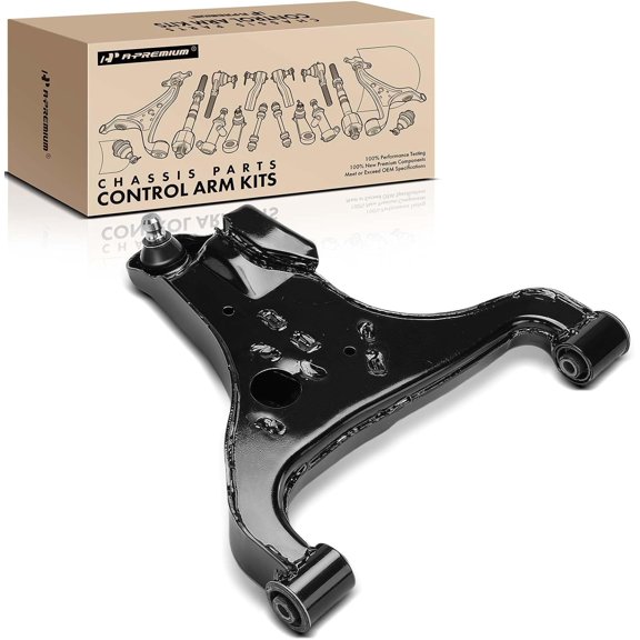 A-Premium Front Right Lower Control Arm, with Ball Joint & Bushing, Compatible with Nissan Pathfinder Armada 2004, TITAN 2004-2015 2017-2023, Armada 2005-2015 2017-2023 & Infiniti QX56 2004-2013