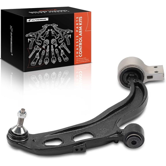 A-Premium Front Right Lower Control Arm with Ball Joint Compatible with Ford Taurus 2012-2019, Flex 2012-2019, Police Interceptor Sedan 2013-2019, Special Service Police Sedan & Lincoln MKS, MKT