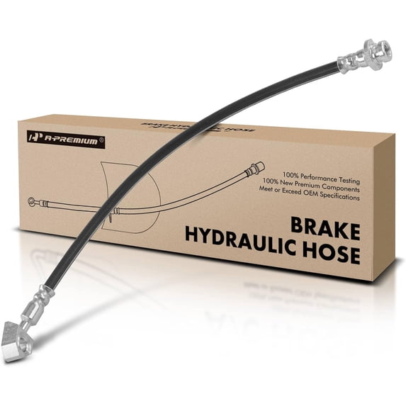 A-Premium Front Right Passenger Brake Hydraulic Hose Compatible with Nissan D21 1986-1994 Pickup 1984-2006 Datsun Pickup 1972-1983 RWD Replace# 4621001G10